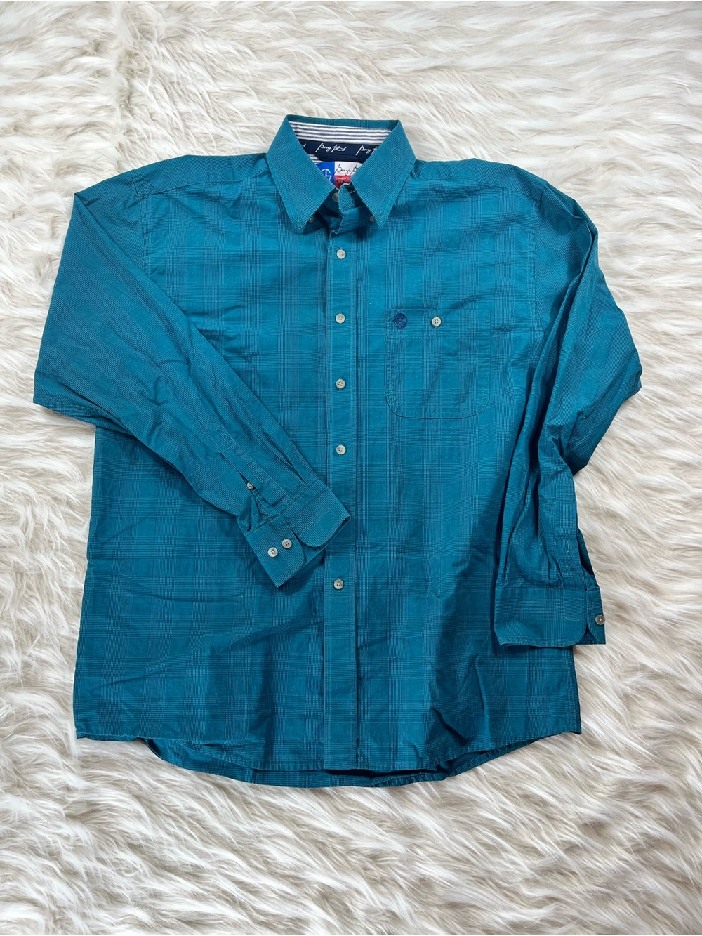 Wrangler George Strait Western Shirt Men's L Green